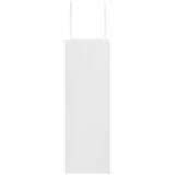  Papirnate vrećice 250 kom s ručkama bijele 26x12x35 cm | shoptok.hr