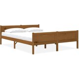 Furnova Posteljni okvir iz trdne borovine medeno rjav 160x200 cm, (21939633) Cene
