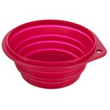 Trixie Potovalna posoda silikon 0,5 l fi14 cm črna ali rdeč Cene