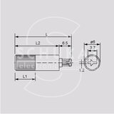  Osovina za trimer pot. ACP 11,7 mm crvena | Eponuda.com