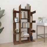  The Living Store Knjižna omara rjav hrast 86x25,5x140 cm inženirski les - Knjižna Omara, (21431507) Cene