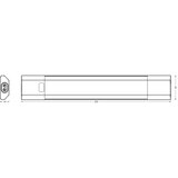 Osram LED svetilka pod omarico Linear (Do x Š x V: 30 x 4,9 x 1,8 cm, Barva svetlobe: Dnevno bela, 220 V - 240 V) | Shoptok.si