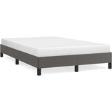 vidaXL Posteljni okvir siv 120x190 cm umetno usnje Cene