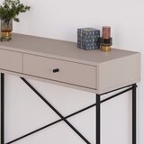 Marckeric Siva/bež stranska mizica 35x110 cm Titan – | Shoptok.si