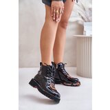 ARTIKER Lacquered Ankle Boots Women's Zipper Leather | Shoptok.si