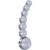 Icicles No. 66 - ukrivljen, sferičen, steklen dildo (prosojen) | Shoptok.si