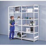 eurokraft pro Sestavljivi regal ESD, višina regala 2500 mm, osnovni regal, polica ŠxG 1000 x 400 mm | Shoptok.si