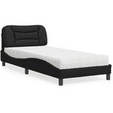  Krevet s madracem Hvar crni 90x190 cm od umjetne kože | shoptok.hr