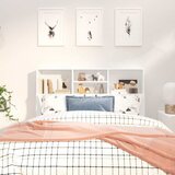  Uzglavlje s ormarićem bijelo 120 x 19 x 103,5 cm | shoptok.hr