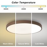  Brilagi - LED plafonska svetiljka POOL LED/60W/230V 3000/4000/6000K 60 cm braon | Eponuda.com