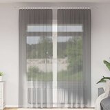 vidaXL Voile zavjese s petljama 2 kom tamnosive 140x260 cm Cijene