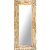 vidaXL ogledalo 110x50 cm trden mangov les | Shoptok.si