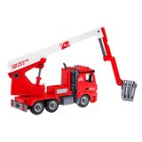 Vatrogasno vozilo za igru s kacigom TOOL - crveni | shoptok.hr