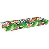  Blazina za palete za klop Tropski gozd 120x40x8 cm Oxford tkanina, (22090565) | Shoptok.si