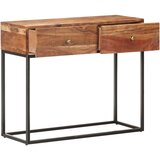  Konzolni stol 90 x 35 x 75 cm od grubog bagremovog drva | Eponuda.com