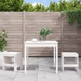  3-dijelni vrtni bistro set bijeli od masivne borovine | shoptok.hr