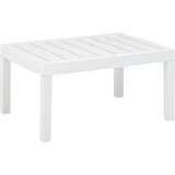 vidaXL Vrtna mizica bela 78x55x38 cm plastična Cene