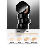 JUNG SAEM MOOL Essential Skin Nuder Longwear Cushion dolgoobstojni tekoči puder v gobici SPF 50+ + nadomestno polnilo odtenek Fair Light 2x14 g | Shoptok.si