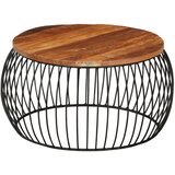  Stolić za kavu Ø 68 cm od masivnog obnovljenog drva | shoptok.hr