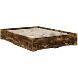  Konstrukcija postelje z vzglavjem Dimljeni oreh 140 x 200 cm, (5000103210) | Shoptok.si