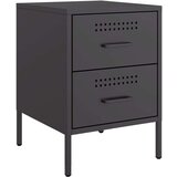 vidaXL Noćni ormarići 2 kom crni 36 x 39 x 50,5 cm čelični | shoptok.hr