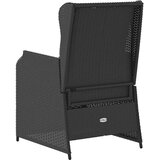  Vrtna klupa 2 pcs Crna poliratan | shoptok.hr