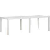 vidaXL Vrtni stol 220 x 90 x 72 cm PP bijeli Cijene