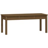 The Living Store Vrtna klop medeno rjava 109x44x45 cm trdna borovina - Vrtna Klop, (21459517) | Shoptok.si