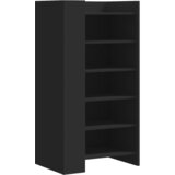Furnova Omarica za čevlje črna 52x37,5x100 cm inženirski les, (21955530) | Shoptok.si