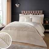 Catherine Lansfield Bež posteljnina za zakonsko posteljo iz mikrosatena 200x200 cm Deco Sequin – | Shoptok.si