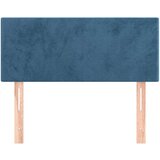  Posteljno vzglavje temno modro 80x5x78/88 cm žamet | Shoptok.si