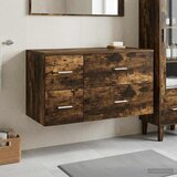  Set namještaja za kupaonicu 2 kom. Dimljeni hrast Smeđa 62,5 x 44,5 x 50 cm | shoptok.hr