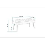 Woody Fashion vina Bench Green, Atlantic Atlantic PineGreen Bench | Eponuda.com