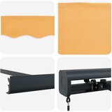  Povlačivi tende Pijesak 400 × 300 cm Platno i Aluminij | shoptok.hr