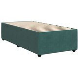 Box spring krevet s madracem tamnozeleni 90x190 cm baršunasti | shoptok.hr