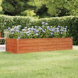  Povišena vrtna gredica boja hrđe 240 x 80 x 45 cm čelik COR-TEN | shoptok.hr