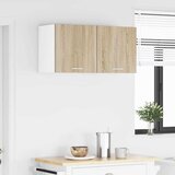  Viseći ormarić Sonoma hrast i bijela 40 x 31 x 40 cm | shoptok.hr