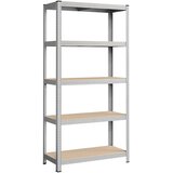 Songmics Regal GLR40SV, 5 delni, (180 x 90 x 40 cm), srebrn Cene