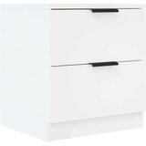  Nočna omarica 2 kosa bela konstruiran les, (20731984) | Shoptok.si