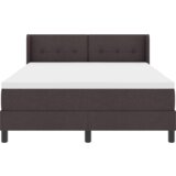  Postelja boxspring z vzmetnico Temno rjava 140 x 190 cm, (5000127142) | Shoptok.si