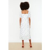 Trendyol White Balloon Sleeve Shirt Dress | shoptok.hr