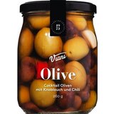 Viani Alimentari OLIVE - koktail oliv, česna in čilija Cene