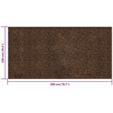  Pluteni valjak Smeđa 200 x 100 cm Cork i guma | shoptok.hr