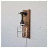 Opviq Pp169 woodenblack wall lamp | Eponuda.com