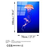 Wallity UV-154 70 x 100 Multicolor Decorative Tempered Glass Painting | ePonuda.com