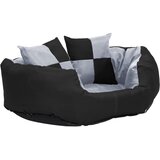 Dvostrani perivi jastuk za pse sivo-crni 65 x 50 x 20 cm | Eponuda.com