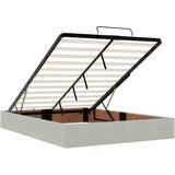  Krevet od pjene s madracem i LED-om Svjetlosiva 140 x 200 cm | shoptok.hr