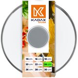 KADAX stekleni pokrov 24 cm univerzalni toplotno odporen pokrov za lonce in ponev, (5000551565) | Shoptok.si