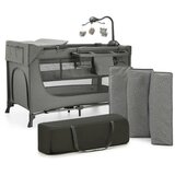 Kinderkraft Putni krevetić s dodacima 3u1 Joy 2, Dark Grey | shoptok.hr
