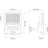 Greentech Green Tech LED solarni reflektor 5W, 4000K, IP65, 500 lm | shoptok.hr